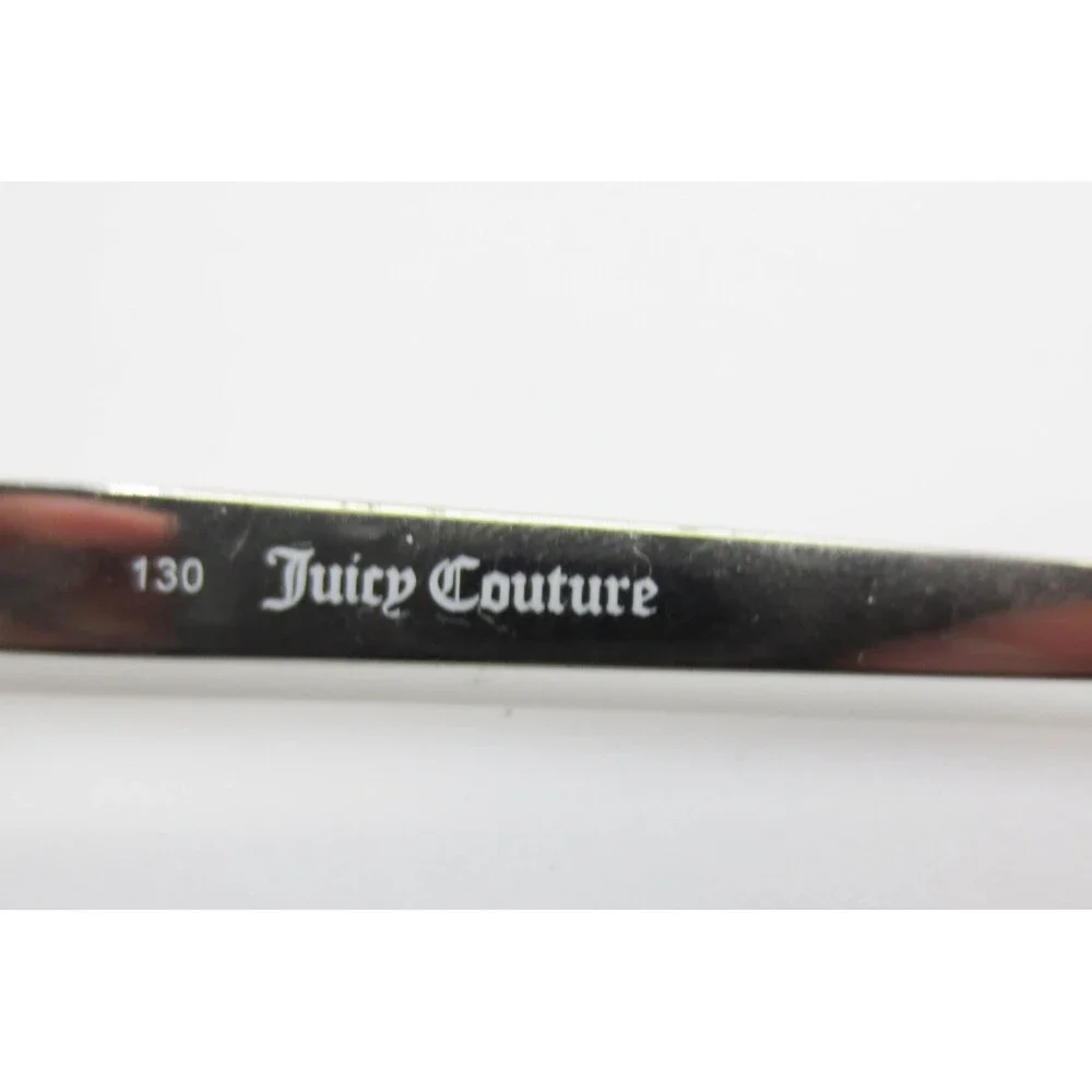 Juicy Couture JU 130 ERE Black Silver Leopard Print Eyeglass Frames 51-16-130